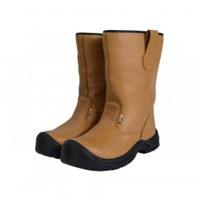 Scan Texas Lined Rigger Boots Tan UK 10 EUR 44