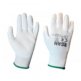 Scan White PU Coated Gloves (Pack 12) Range