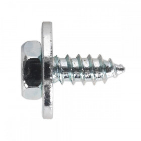 Sealey Acme Screw with Captive Washer #10 x 3/4" Zinc Pack of 100