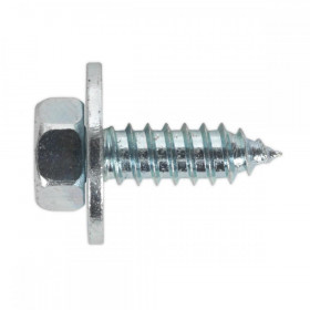 Sealey Acme Screw with Captive Washer #14 x 3/4" Zinc Pack of 100