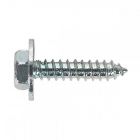 Sealey Acme Screw with Captive Washer #8 x 3/4" Zinc Pack of 100