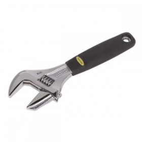 Sealey Adjustable Wrench with Extra-Wide Jaw Capacity 200mm