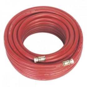 Sealey Air Hose 20m x dia 10mm with 1/4"BSP Unions