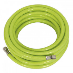 Sealey Air Hose High Visibility 10m x dia 8mm with 1/4"BSP Unions