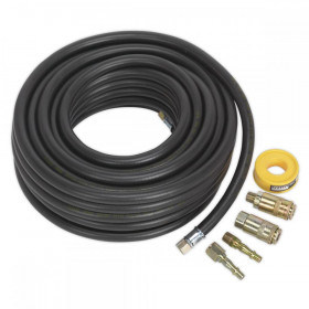 Sealey Air Hose Kit 15m x dia 8mm with Connectors