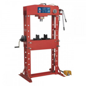 Sealey Air/Hydraulic Press 50tonne Floor Type with Foot Pedal