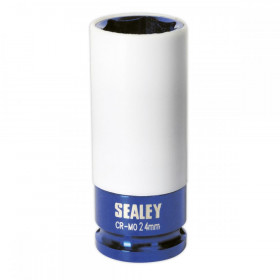 Sealey Alloy Wheel Impact Socket 24mm 1/2"Sq Drive