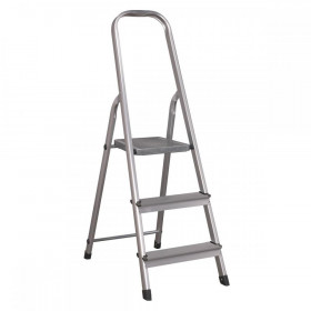 Sealey Aluminium Step Ladder 3-Tread EN 131