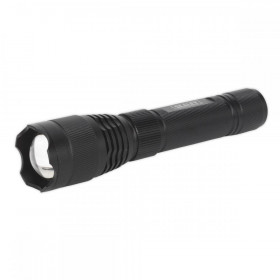 Sealey Aluminium Torch 10W CREE XPL LED Adjustable Focus Rechargeable with USB Port