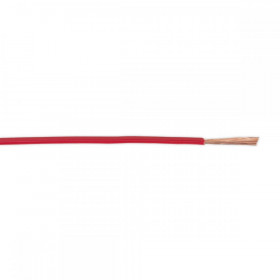 Sealey Automotive Cable Thin Wall Single 1mm 32/0.20mm 50m Red