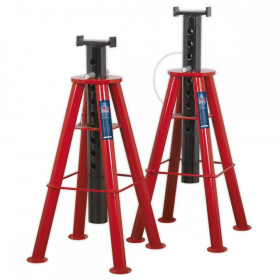 Sealey Axle Stands (Pair) 10tonne Capacity per Stand High Level