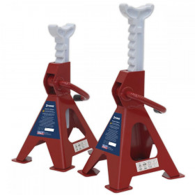 Sealey Axle Stands (Pair) 2tonne Capacity per Stand Ratchet Type