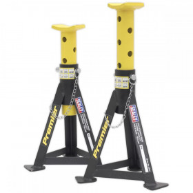 Sealey Axle Stands (Pair) 3tonne Capacity per Stand - Yellow