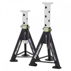 Sealey Axle Stands (Pair) 6tonne Capacity per Stand - White