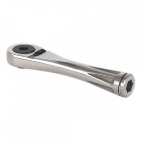 Sealey Bit Driver Ratchet Micro 1/4"Hex Stainless Steel