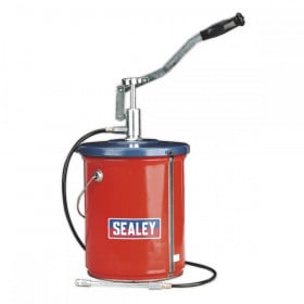 Sealey Bucket Greaser with Follower Plate 12.5kg Extra-Heavy-Duty
