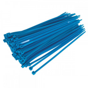 Sealey Cable Tie 200 x 4.8mm Blue Pack of 100