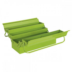 Sealey Cantilever Toolbox 4 Tray 530mm Hi-Vis Green