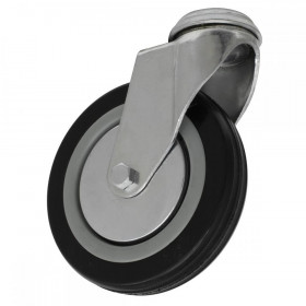 Sealey Castor Wheel Bolt Hole Swivel dia 125mm