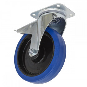 Sealey Castor Wheel Swivel Plate with Total Lock dia 200mm