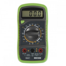 Sealey Digital Multimeter 8-Function with Thermocouple Hi-Vis