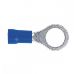Sealey Easy-Entry Ring Terminal dia 8.4mm (5/16") Blue Pack of 100