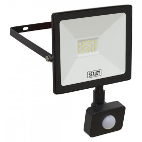 Sealey Extra Slim Floodlight with PIR Sensor 20W SMD LED