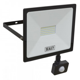 Sealey Extra Slim Floodlight with PIR Sensor 50W SMD LED