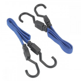 Sealey Flat Bungee Cord Set 460mm 2pc