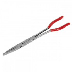 Sealey Flat Nose Pliers Double Joint Long Reach 335mm