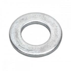 Sealey Flat Washer M12 x 24mm Form A Zinc Pack of 100