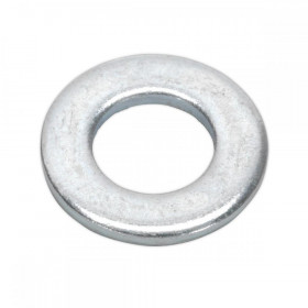 Sealey Flat Washer M8 x 17mm Form A Zinc Pack of 100