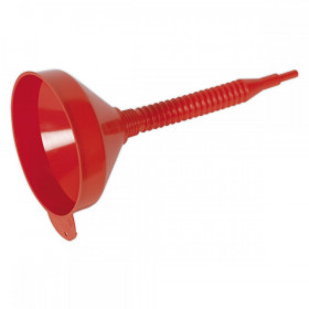 Sealey Flexi-Spout Funnel Medium dia 200mm with Filter