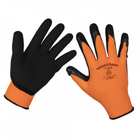 Sealey Foam Latex Gloves (Large) - Pair
