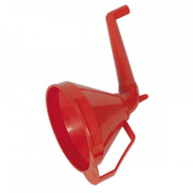 Sealey Funnel with Fixed Offset Spout & Filter Medium dia 160mm