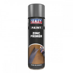 Sealey Grey Zinc Primer Paint 500ml