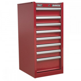 Sealey Hang-On Chest 8 Drawer with Ball Bearing Slides - Red