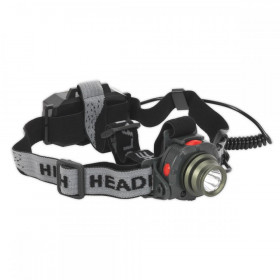 Sealey Head Torch 3W CREE LED Auto-Sensor Rechargeable