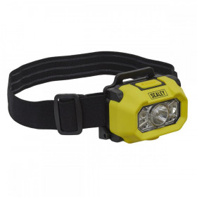 Sealey Head Torch XP-G2 CREE LED Intrinsically Safe ATEX/IECEx Approved