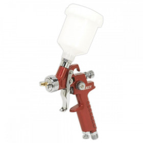 Sealey HVLP Gravity Feed Touch-Up Spray Gun 0.8mm Set-Up