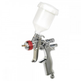 Sealey HVLP Gravity Feed Touch-Up Spray Gun 0.8mm Set-Up
