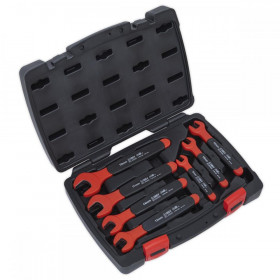 Sealey Insulated Open-End Spanner Set 7pc VDE Approved