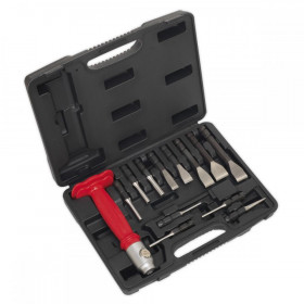 Sealey Interchangeable Punch & Chisel Set 13pc