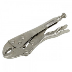 Sealey Locking Pliers 175mm Curved Jaw