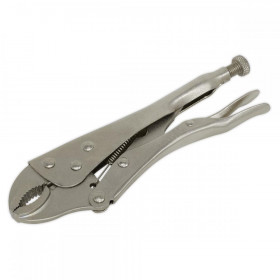 Sealey Locking Pliers 215mm Curved Jaw