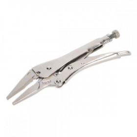 Sealey Locking Pliers Long Nose 210mm 0-60mm Capacity