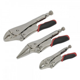 Sealey Locking Pliers Set 3pc Quick Release