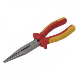 Sealey Long Nose Pliers 200mm VDE Approved