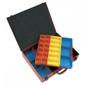 Sealey Metal Case 2 Layer with 27 Storage Bins