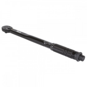 Sealey Micrometer Torque Wrench 3/8"Sq Drive Calibrated Black Series
